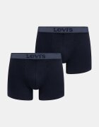 Levi's боксерки мъжки от памук с еластан 2 броя тъмносини 37149-1258