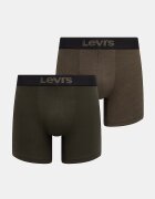 Levi's Боксерки мъжки от памук с еластан 2 броя зелени 37149-1269