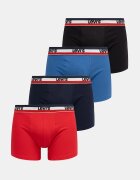 Levi's боксерки мъжки от памук с еластан 6 броя сини 37149-1306