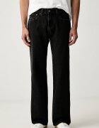 Levi's дънки flare мъжки 567 RELAXED FLARE черни A8630