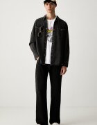 Levi's дънки flare мъжки 567 RELAXED FLARE черни A8630
