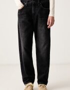 Levi's дънки loose дамски LOOSE TAPER H226 черни 0083N