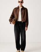 Levi's дънки loose дамски LOOSE TAPER H226 черни 0083N
