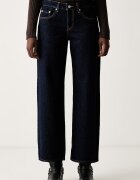 Levi's дънки loose дамски LOW LOOSE тъмносини A5566