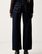 Levi's дънки loose дамски LOW LOOSE тъмносини A5566