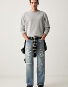 Levi's дънки loose мъжки 501® LOOSE сини 0057U