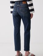 Levi's дънки прави дамски 501 CURVE тъмносини 0036A