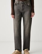 Levi's дънки regular дамски 501® 90S сиви A1959