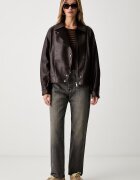 Levi's дънки regular дамски 501® 90S сиви A1959