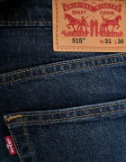 Levi's дънки slim taper мъжки 515 SLIM FIT STRAIGHT тъмносини A7222