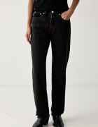 Levi's дънки straight дамски 501 CURVE кафяви 0036A