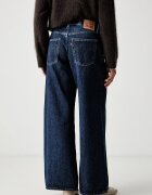 Levi's дънки wide leg дамски MIDDY WIDE LEG сини 0081Z