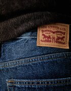 Levi's дънки wide leg дамски MIDDY WIDE LEG сини 0081Z