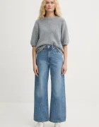 Levi's дънки wide leg дамски RIBCAGE WIDE LEG сини A6081
