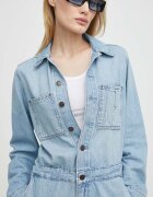 Levi's Дънков гащеризон в синьо от памук с яка