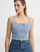 Levi's Дънков топ JADINE DENIM CAMI TANK