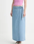 Levi's Дънкова пола COLUMN WRAP SKIRT