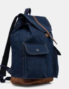 Levi's Дънкова раница в тъмносиньо голям размер с изчистен дизайн 002GW-0000