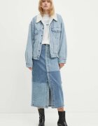 Levi's дънково яке дамско от деним 90S SHERPA синьо A4435