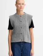 Levi's Елек с вълна в сиво от топла материя 0038D
