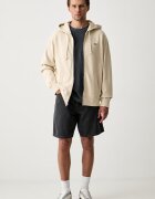 Levi's къс панталон мъжки от деним черен A8461