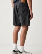 Levi's къс панталон мъжки от деним черен A8461