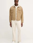 Levi's късо яке мъжко от джинс TYPE 3 SHERPA бежово 16365