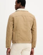Levi's късо яке мъжко от джинс TYPE 3 SHERPA бежово 16365