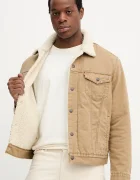 Levi's късо яке мъжко от джинс TYPE 3 SHERPA бежово 16365