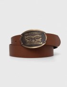 Levi's колан от кожа BILLY PLAQUE кафяв D7860-0001