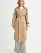 Levi's Памучен шлифер BREE CLASSIC LONG TRENCH в бежово 005AP