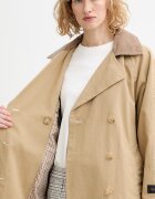 Levi's Памучен шлифер BREE CLASSIC LONG TRENCH в бежово 005AP