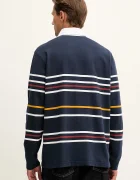 Levi's Памучен суичър мъжки в тъмносиньо с десен A4845