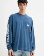 Levi's Памучна блуза с дълги ръкави