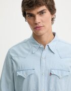 Levi's Памучна риза CLASSIC WESTERN STANDARD в синьо със стандартна кройка с класическа яка 85745