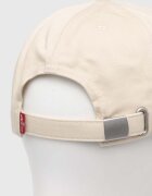 Levi's Памучна шапка с козирка в бежово с апликация 000AG-0002