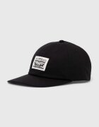 Levi's Памучна шапка с козирка в черно с апликация 000A9-0000