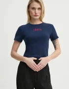 Levi's Памучна тениска в тъмносиньо A8798