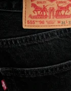 Levi's Памучни дънки 555 RELAXED STRAIGHT мъжки в A7223 A7223.0010