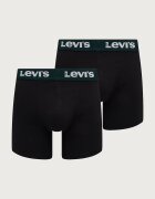 Levi's прилепнали боксерки мъжки от памук с еластан 2 броя черни 37149-1404