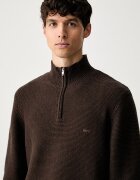Levi's пуловер мъжки с добавена вълна LIGHTWEIGHT HM QUARTER ZIP кафяв 0058U