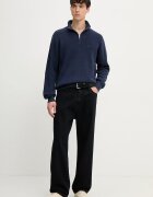 Levi's пуловер мъжки с добавена вълна LIGHTWEIGHT HM QUARTER ZIP син 0058U