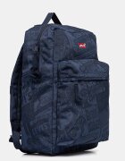 Levi's Раница L-Pack Standard в тъмносиньо голям размер с десен D5463-0020