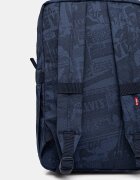 Levi's Раница L-Pack Standard в тъмносиньо голям размер с десен D5463-0020