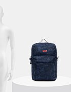 Levi's Раница L-Pack Standard в тъмносиньо голям размер с десен D5463-0020