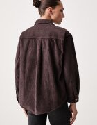 Levi's риза дамска от джинс IRIS OVERSHIRT кафява 001SS