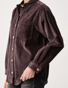Levi's риза дамска от джинс IRIS OVERSHIRT кафява 001SS
