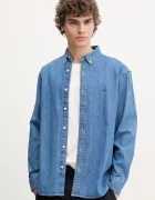 Levi's риза мъжка от памук AUTHENTIC BUTTON DOWN синя A7210