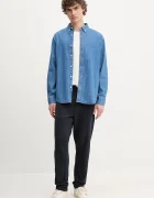 Levi's риза мъжка от памук AUTHENTIC BUTTON DOWN синя A7210