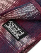 Levi's риза за деца от памук SHADOW PLAID SHIRT бордо на каре 9ER927